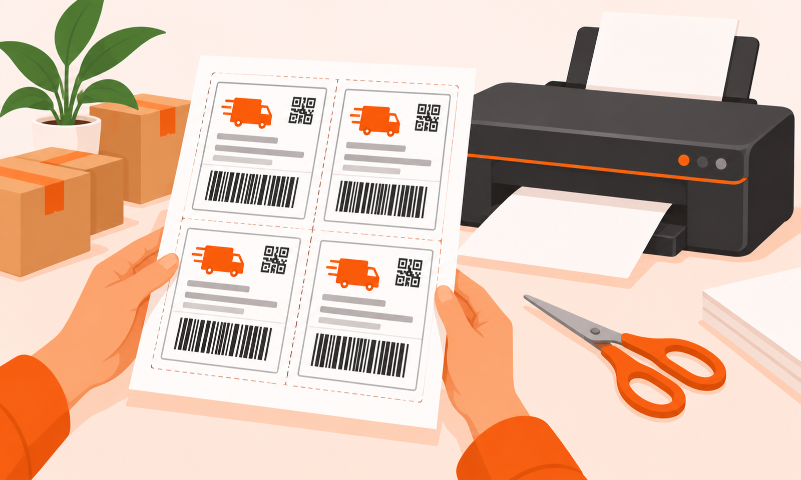 How to Print Meesho Labels on A4 Paper