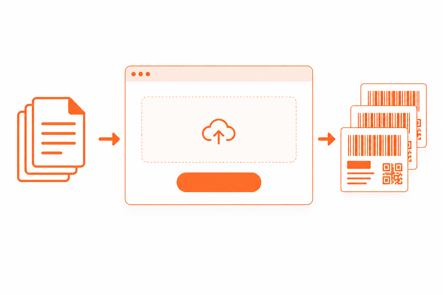 Fast Label Crop tool upload PDF get cropped shipping labels