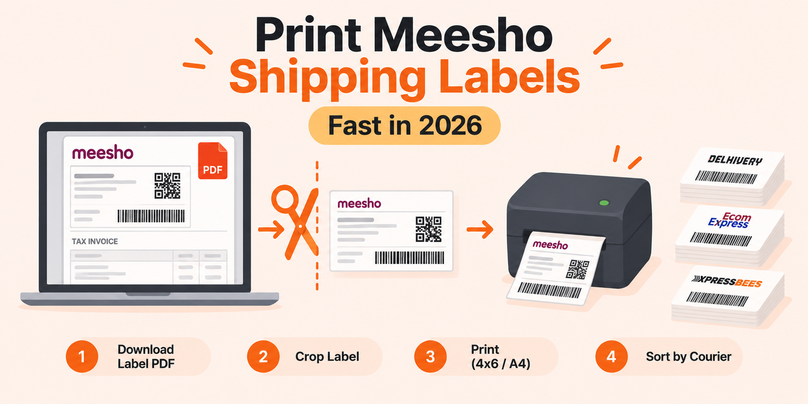 How to Manage and Print Meesho Shipping Labels Fast