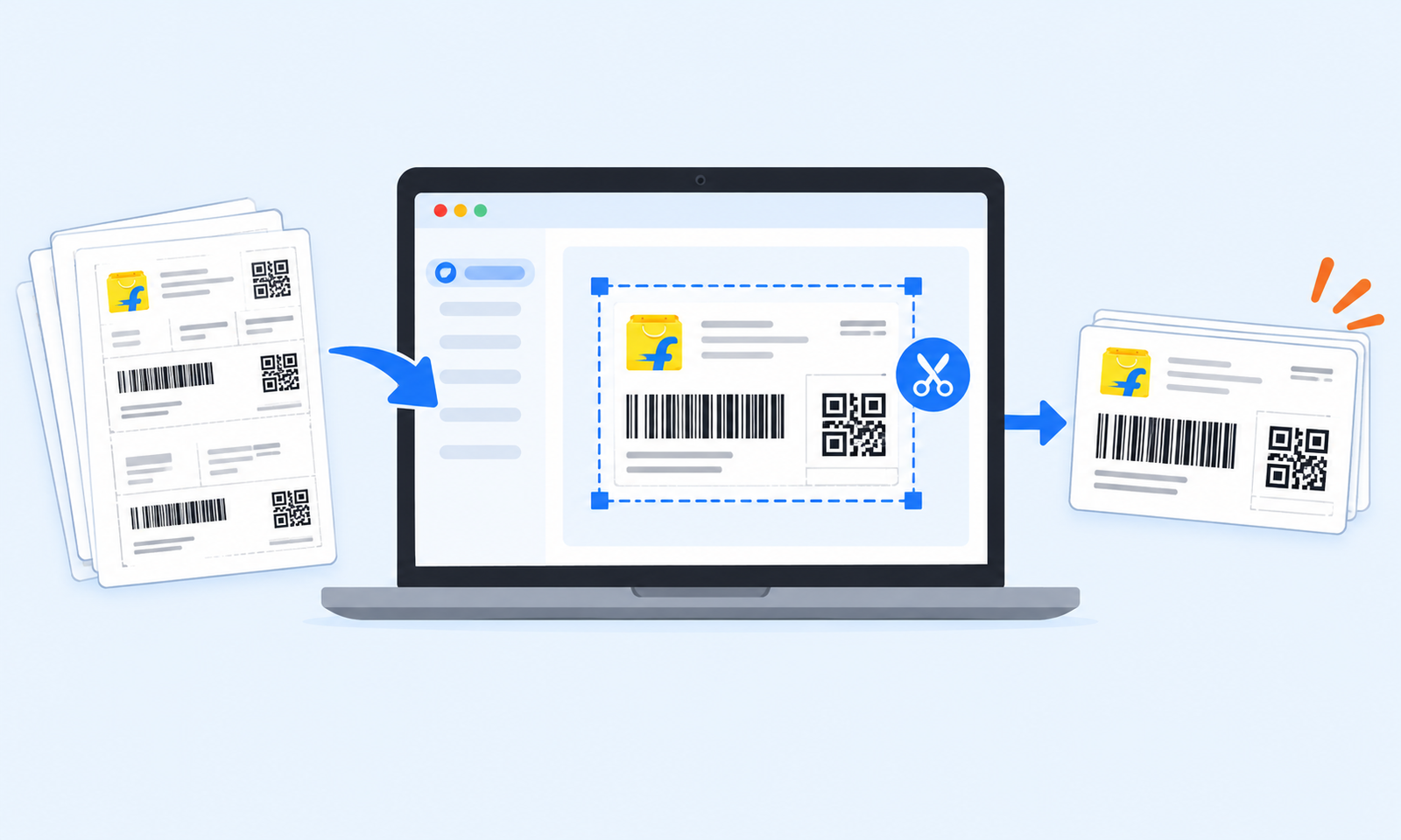 How to Use the Flipkart Label Crop Tool