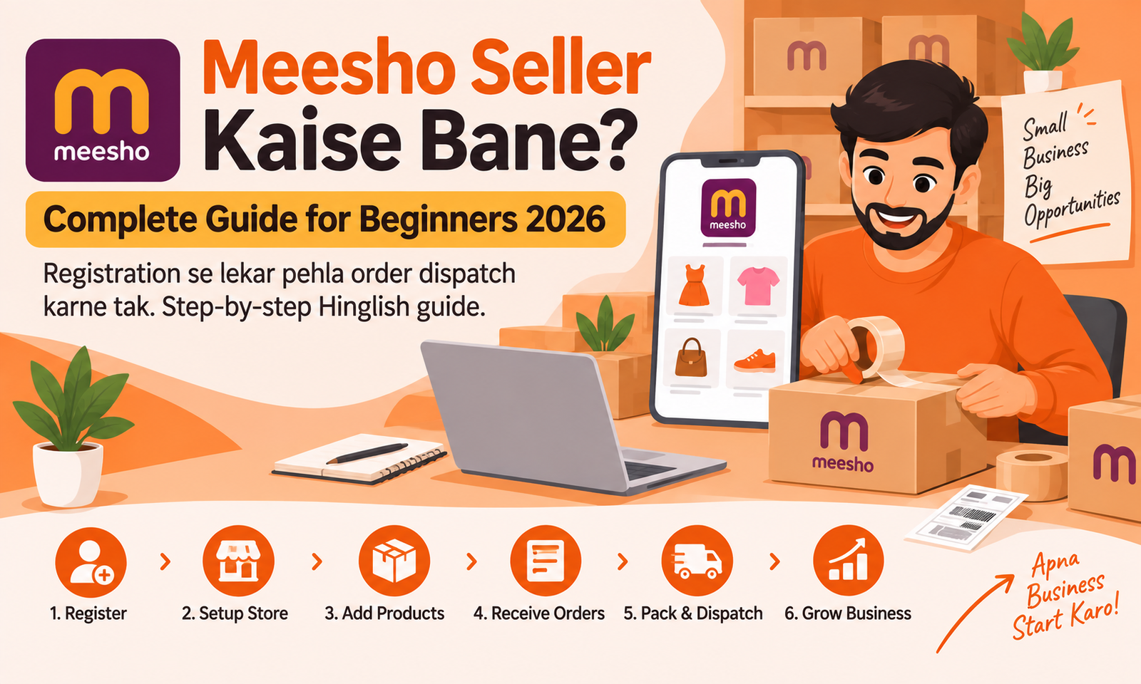 Meesho seller kaise bane beginners guide